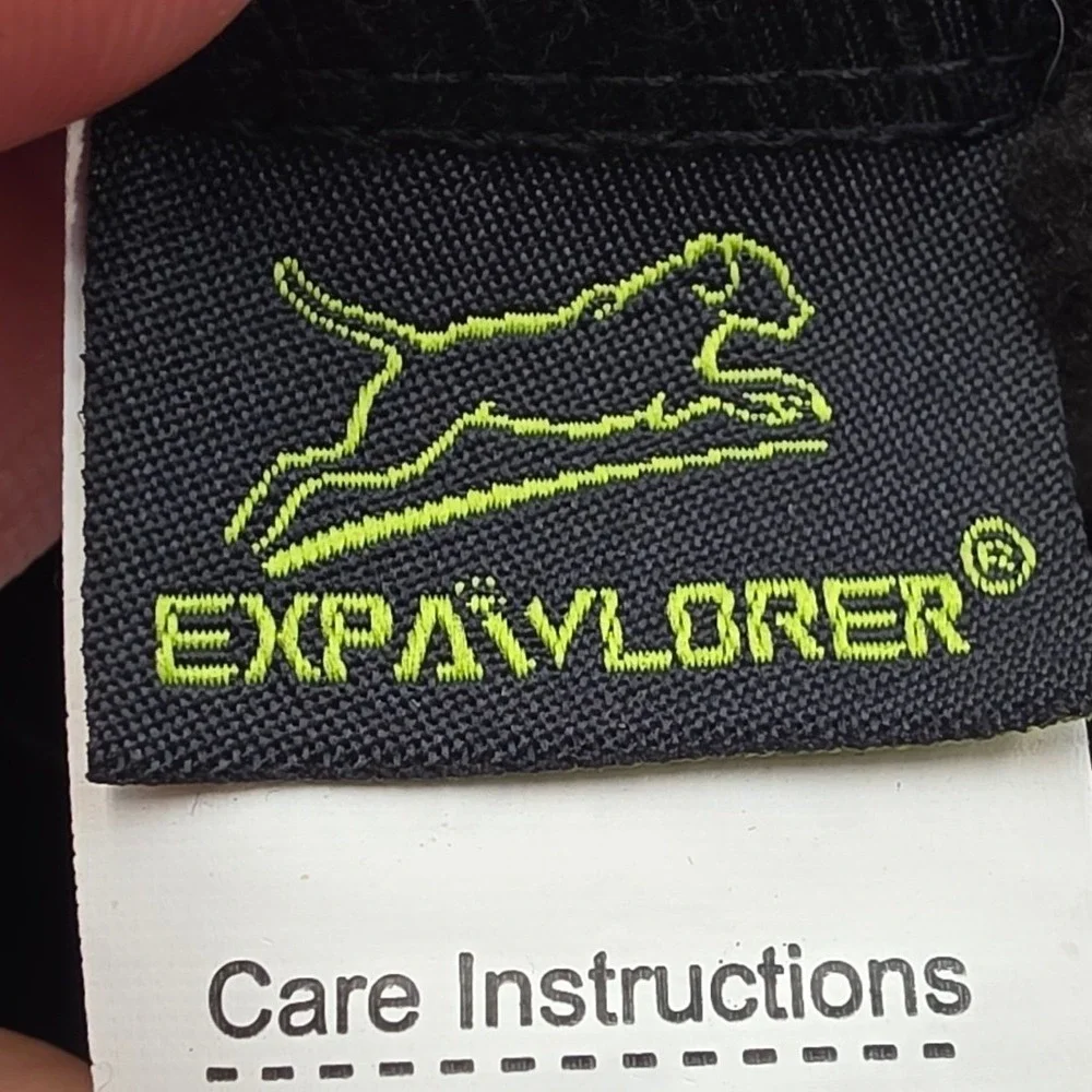 Expawlorer Dog‎ Hoodie Black Bad To The Bone Skull Crossbones Pet Sweatshirt L3